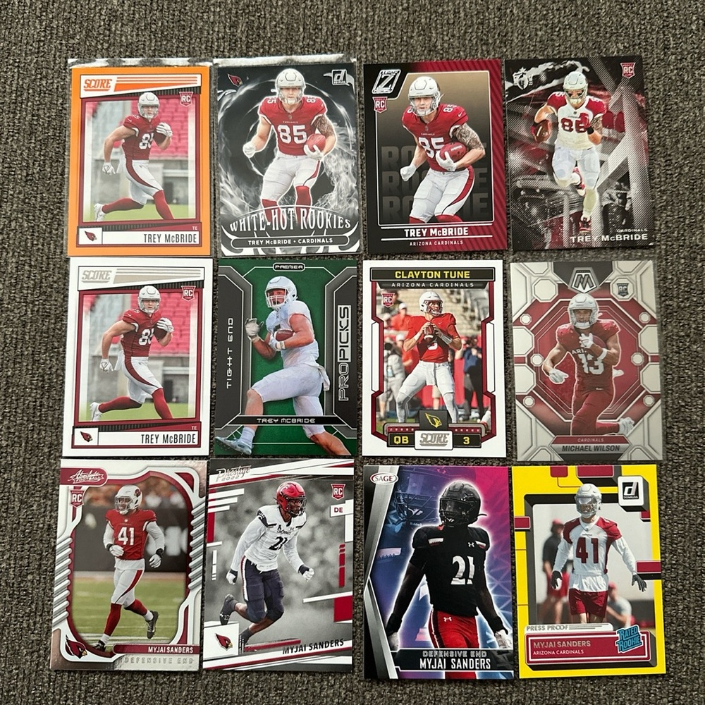 Arizona Cardinals Rookie Lot (77)